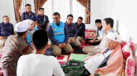 Kunjungan Manager PT PLN UP3 Sigli ke Pasantren Abu Kuta Krueng (Darul Munawwarah) Desa Kuta Krueng, Pidie Jaya pada hari Selasa (12/9/2023)