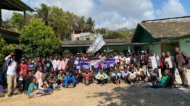 Ilustrasi foto usai Malam keakraban dengan anggota baru ipmanapandode Jog-lo