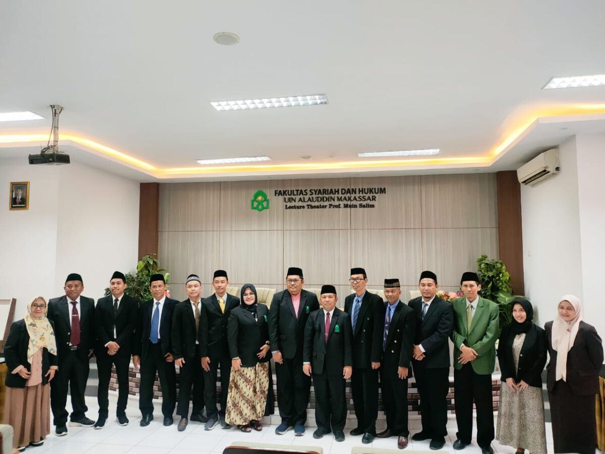 Foto : Para pejabat yang dilantik di FSH UIN Alauddin Makassar. Dok (Abdi Wijaya-Suara Utama.ID)