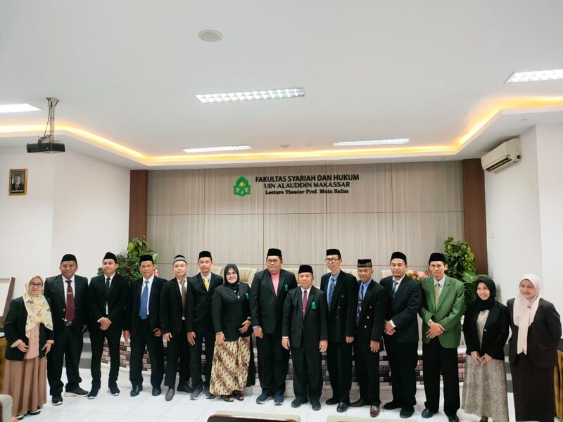 Foto : Para pejabat yang dilantik di FSH UIN Alauddin Makassar. Dok (Abdi Wijaya-Suara Utama.ID)