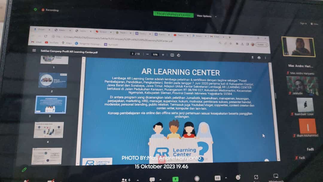 Menarik, Pesan Mas Andre kepada Editor Jurnal dalam Pelatihan Kepenulisan Rendah Hatilah
