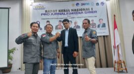 Berlangsung Semarak! Anton Charlian Resmi Buka Rakernas I Pro Jurnalismedia Siber. FOTO: Mas Andre Hariyanto & Dok. Internal PJS (SUARA UTAMA)