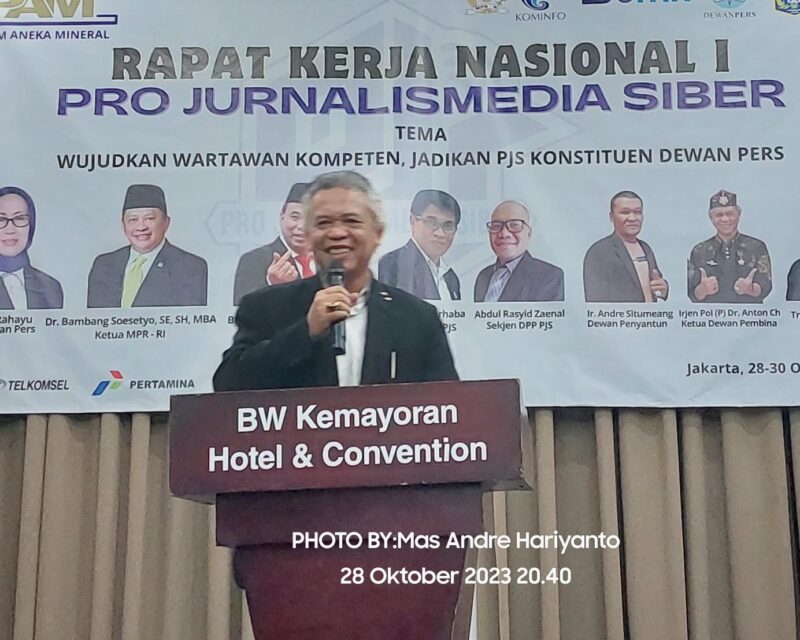Berlangsung Semarak! Anton Charlian Resmi Buka Rakernas I Pro Jurnalismedia Siber. FOTO: Mas Andre Hariyanto & Dok. Internal PJS (SUARA UTAMA)