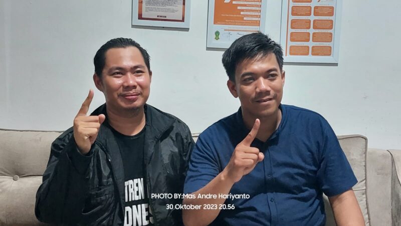 Menjalin Hubungan Tali Persaudaraan dan Silaturahmi. FOTO: Mas Andre Hariyanto dan Aris Munandar di Kabupaten Bogor (SUARA UTAMA)