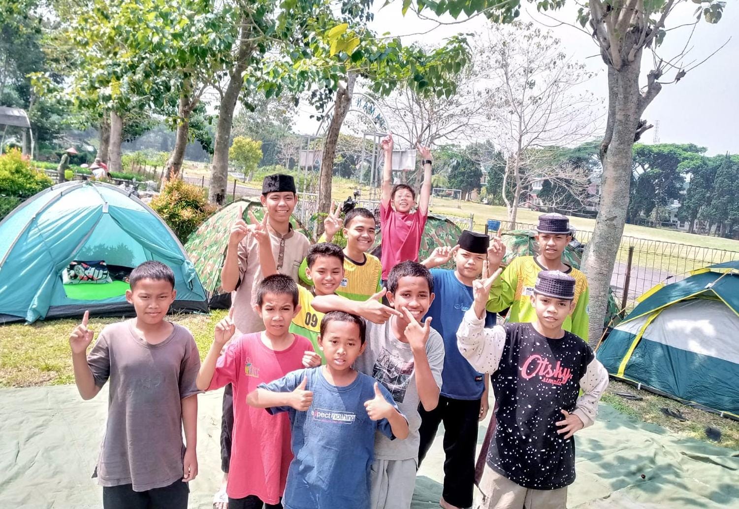 Wujud Bahagiakan Santri, Pesantren An Nahl Cianjur Adakan An Nahl Camp. FOTO: Mas Andre Hariyanto & M. Firdaus/Annahl (SUARA UTAMA)