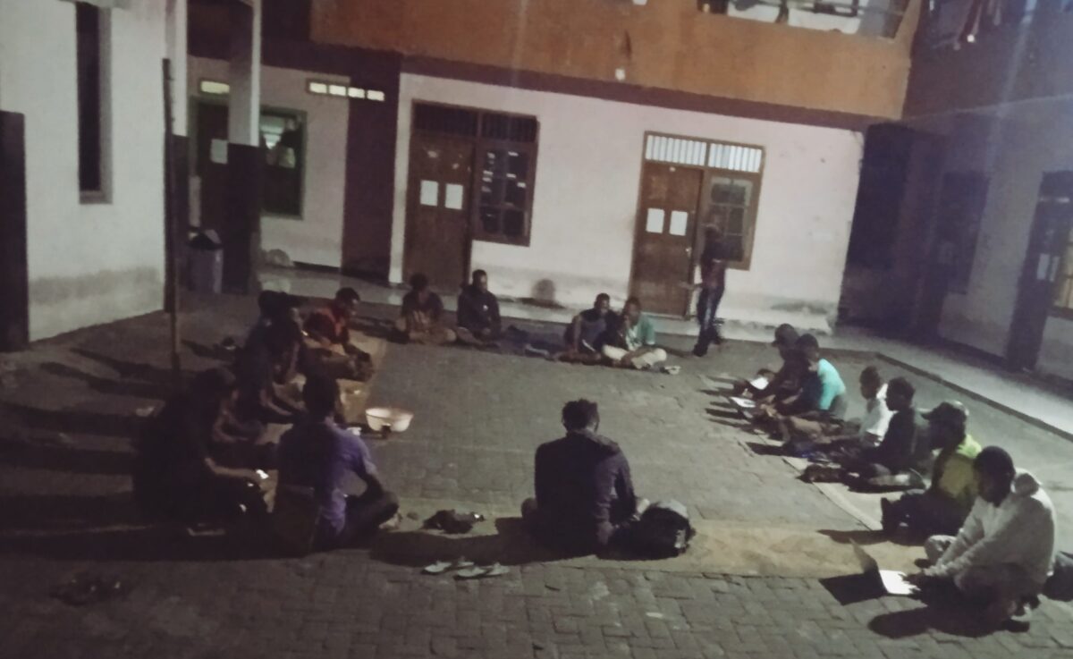 ilustrasi foto saat diskusi berlangsung di Asrama Ipmanapandode Dogiyai Yogyakarta 