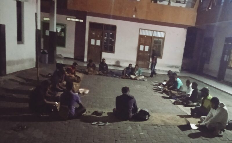 ilustrasi foto saat diskusi berlangsung di Asrama Ipmanapandode Dogiyai Yogyakarta 