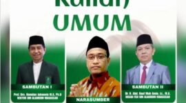 Kuliah Umum FSH UIN Alauddin bersama Kabiro Hukum dan Kerjasama Luar Negeri Kemenag RI Dr.  Ahmad Bahiej,SH.,M.Hum. Dok (Abdi Wijaya.Suara Utama.ID)