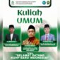 Kuliah Umum FSH UIN Alauddin bersama Kabiro Hukum dan Kerjasama Luar Negeri Kemenag RI Dr.  Ahmad Bahiej,SH.,M.Hum. Dok (Abdi Wijaya.Suara Utama.ID)