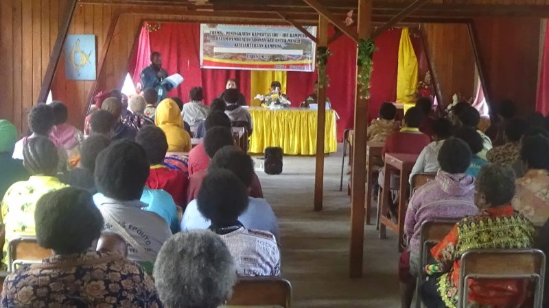 Foto saat kegiatan berlangsung di Paniai Papua Tengah. Dok/ Yesaya Goo