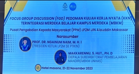 Foto : Focus Grup Discussion(FGD) Pedoman Kuliah Kerja Nyata (KKN) Terintegrasi Merdeka Belajar Kampus Merdeka (MBKM). Dok (Abdi Wijaya-Suara Utama.ID)