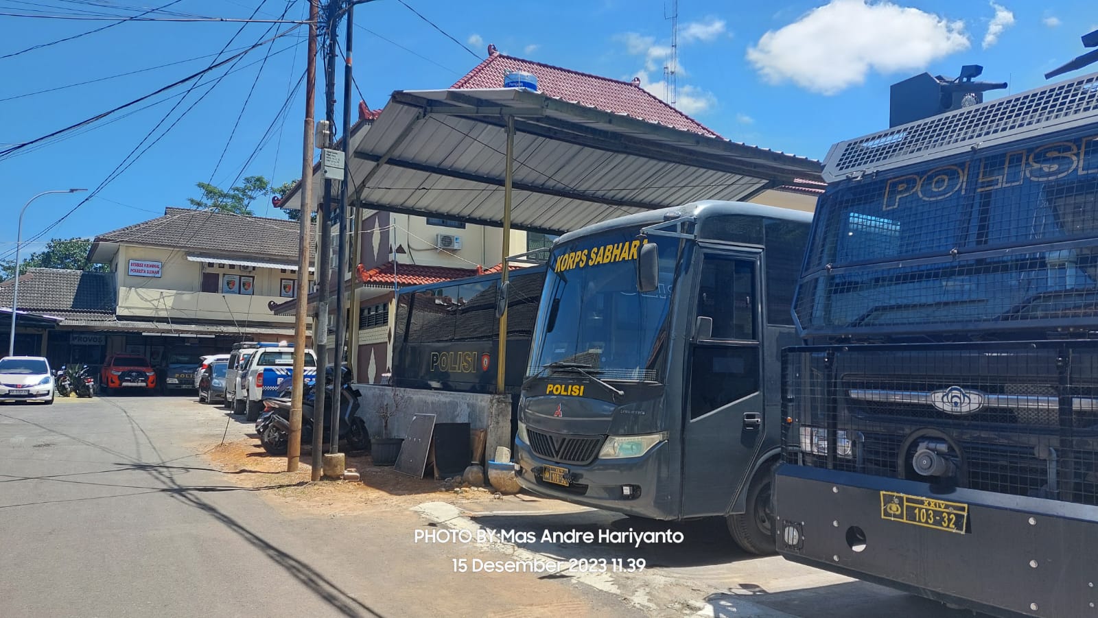 Ucapan Terima Kasih Andre Hariyanto kepada Polisi Yogyakarta/Polresta Sleman. Pelayanan Baik dan Cepat. FOTO: Mas Andre Hariyanto dan Dok. Kepolisian D.I. Yogyakarta (SUARA UTAMA)