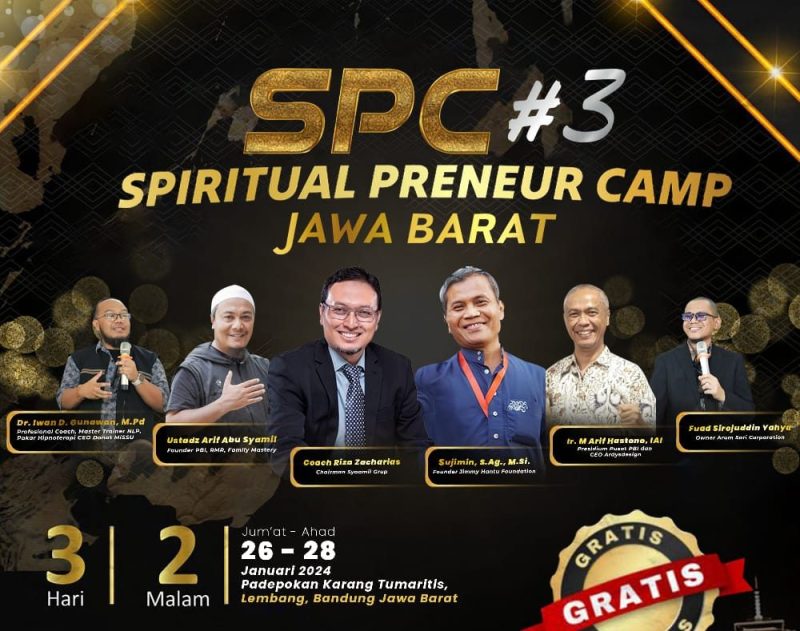 Spiritual Preneur Camp Pesantren Bisnis Indonesia batch 3 di Kabupaten Bandung, Jawa Barat. Foto: Dok. Admin SPC PBI/Mas Andre Hariyanto (SUARA UTAMA)