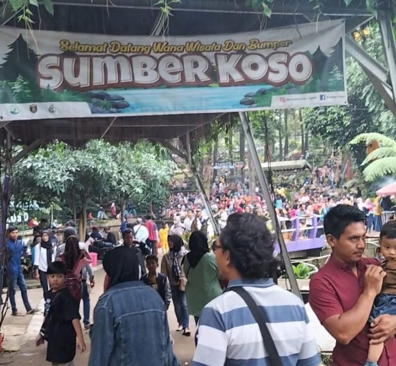 Liburan Tahun Baru 2024, Wisata Alam Sumber Koso Dipadati Ribuan Wisatawan Lokal Dan Luar Kota. FOTO: Tri Sofyani Effendi, C.EJ, C.BC (SUARA UTAMA)