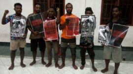Ilustrasi foto lagi mengambil pernyataan sikap demi Haris-Fatia dari solidaritas Papua