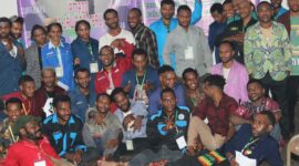 Ilustrasi foto usai kegiatan mubes ipmado se jawa dan bali di asrama Dogiyai yogyakarta