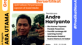 Siapkan Wartawan Kompeten, Redaksi SUARA UTAMA Fasilitasi Pelatihan Jurnalis Bersertifikat