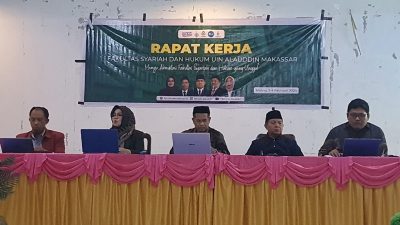 Rapat Kerja Fakultas Syariah dan Hukum UIN Alauddin Makassar.Dok Foto ( Abdi Wijaya-Suara Utama.ID)