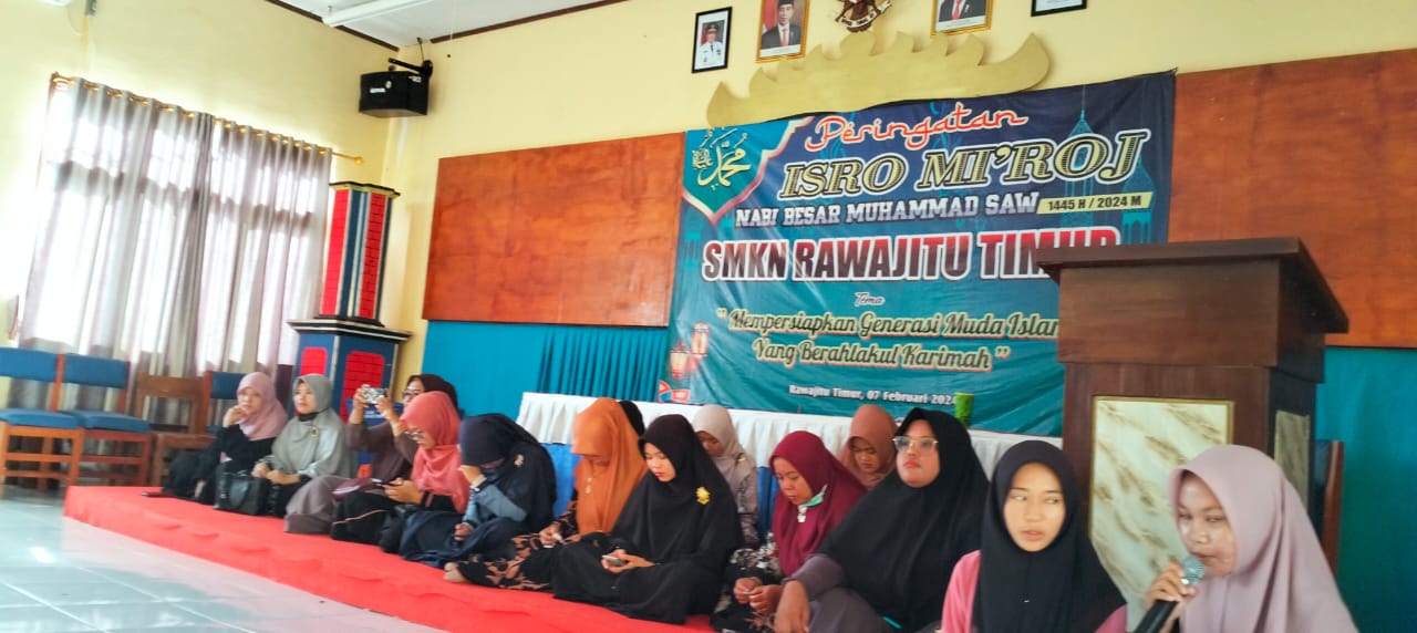 IMG 20240207 WA0073 Tanamkan Nilai Agama, SMK Negeri Rawajitu Timur Adakan Peringatan Isra Miraj Nabi Muhammad SAW Suara Utama ID Mengabarkan Kebenaran | Website Resmi Suara Utama