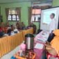 Nafian Faiz Pemateri Bimtek  Literasi dan Penulisan Publikasi Kegiatan Sekolah SDN 01 Gedung Karya Jitu (12/2) Foto : Nafian Faiz (Suarautama.id)