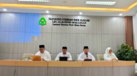 Foto : Pengarahan Dekan Fakultas Hukum dan Syariah UIN Alauddin.Dok (Abdiwijaya-Suara Utama.ID)