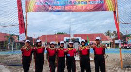 Tim Senam Kreasi SMPN 1 Rawajitu Timur dalam lomba Semarak Orasi 2024 SMKN Rawjaitu Selatan (18/2) Foto : Henny/Nafian Faiz (suarautama.id)