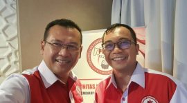 Ketua Umum dan Sekretaris Umum Dewan Pengurus Nasional KITA IHC. (Dok: Idewa Adiyadnya / Redaksi Suara Utama)