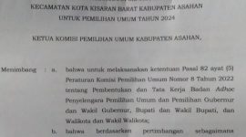 keputusan Komisi Pemilihan Umum Kabupaten Asahan nomor 520 tahun 2024