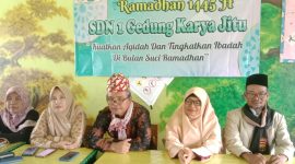 Kepala dan Pemateri Sanlat Ramadhan 2024 SDN 1 Gedung Kaya Jitu (15-16/3/2024) Foto: Nafian Faiz (SUARA UTAMA.ID)