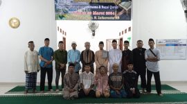 Warga Perumahan Griya Pesona Al Fatih Cambai Prabumulih, Sumatera Selatan mengadakan Bukber dan Nuzulul Quran. FOTO: Dok. Internal/FS (SUARA UTAMA)