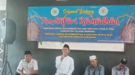Safari Ramadhan PDM Muhammadiyah dan Aisyiyah Tuba di Rawajitu Selatan (30/3) Foto: Nafian Faiz (SUARA UTAMA.ID)
