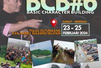 Basic Character Building (Upgrading) di Pulau Dutungan Kab.Barru. Dok.(Ilham Akbar-Suara Utama.ID)