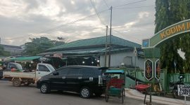 Suasana Pasar Yang berkedekatan dengan Kodim/Candra K.