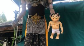 Ogoh-ogoh karya Pemuda Pemudi Hindu Dharma Banjar Hitakarma Pondok Gede. (Idewa Adiyadnya / Redaksi Suara Utama)