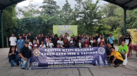 Panitia Nyepi Nasional Tahun Saka 1946/2024 bersama Yapindu gelar Bakti Sosial di Desa Kedulan Yogyakarta. (Idewa Adiyadnya / Redaksi Suara Utama)