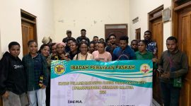 (Dok istimewa) Setelah usai ibadah Paskah Ipmanapandode semsal   foto bersama 