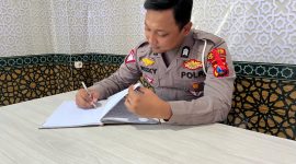 FOTO : Brigadir Polisi Rizky Dwi Ardhi Bintoro Anggota Satuan Lalu Lintas Polresta Sidoarjo Polda Jawa Timur ikuti Pelatihan Certified Human Resources Analyst CHRA AR Learning Center (Andre Hariyanto/Suara Utama)