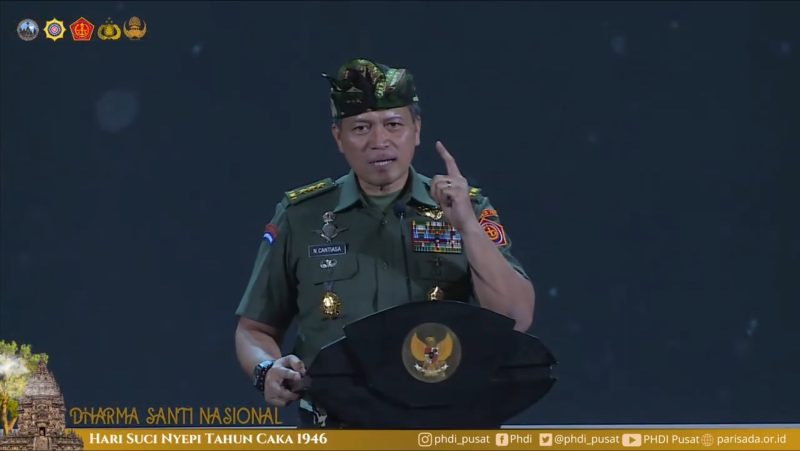 Letjen TNI I Nyoman Cantiasa yaitu Wakil Kepala Badan Intelijen Negara (Waka BIN)