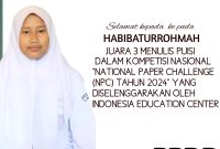 Siswi SMK Darul Falah Raih Juara 3 Lomba Menulis Puisi Tingkat Nasional