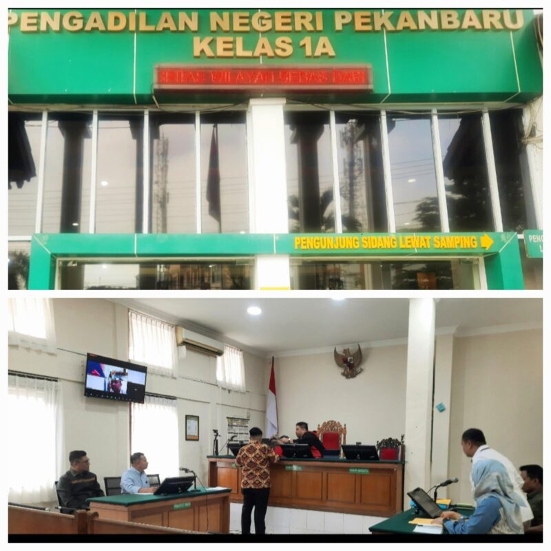 Persidangan Prapradilan eks Kadiskes Kampar