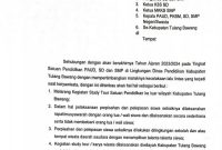 Surat Himbauan Larangan Kegiatan Study Tour ke Luar Daerah Bagi Satuan Tingkat Pendidikan PAUD,SD, SMP, Kabupaten Tulang Bawang (Suarautama.id)