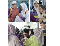 PHOTO PERPISAHAN KELUARGA Khusyu' dan Haru, Suasana Pelepasan Keberangkatan Jamaah Haji Khusus Zafa Tour 1445 H / 2024 M Suara Utama ID Mengabarkan Kebenaran | Website Resmi Suara Utama