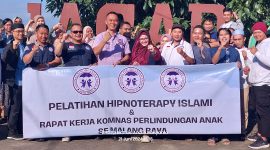 FOTO : Komisi Nasional Hak Asasi Manusia Perlindungan Anak Se - Malang Raya Gelar Pelatihan Hipnoterapy Islami dan Raker Komnas. (Andre Hariyanto/Suara Utama ID)