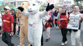 Samu dan Domu (maskot Qurbanmu) Kunjungi CFD 