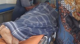 Ari Setiawan (32) meninggal dunia akibat tersengat aliran listrik saat beraktivitas di sekitar tambak miliknya (7/6/2024) Suara Utama.id.