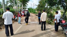 Pengukuran titik Nol Pembangunan Jalan Pekon Way Pring, Punggur Tanggamus (14/6) Suara Utama.id