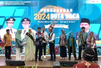 Vickyko, Pemuda Asal Tulang Bawang, Lampung, Dikukuhkan sebagai Duta Baca Kalimantan Utara Tahun 2024.(25/6/2024): Suara Utama.id.