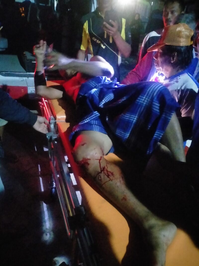 Mukholik (60) Petambak Bumi Dipasena Jaya, Rawajitu Lampung alami Luka Serius Akibat Diserang Buaya(11/6) Suarautama.id