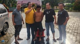 Foto:Jajaran polsek Tabir bersama pelaku curanmor