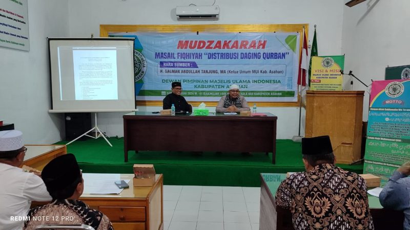 Foto Dokumentasi Suhardi : Mudzakarah Masail Fiqhiyah Kontemporer Berkaitan Dengan Kurban